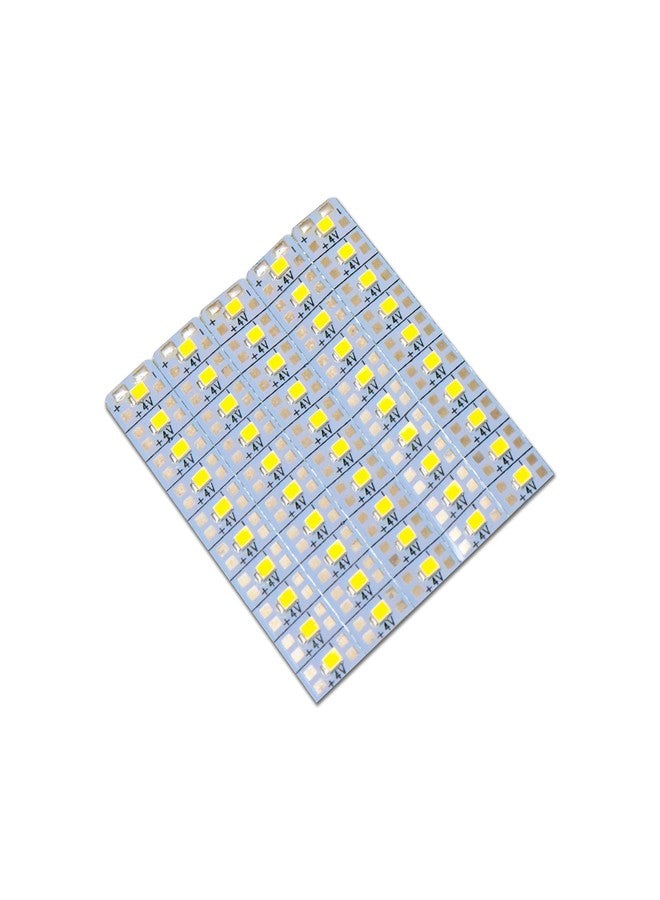 Electronicspices Electronic Spices 4 Volt 5730 LED Light Strips (50 Led) Aluminum for Holiday/Home/Party/Indoor/Outdoor Decoration(Cool white) (50) - Image 1